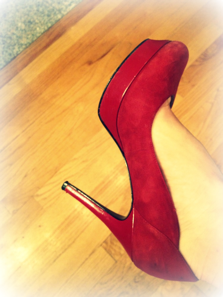 An excuse to wear red high heels?  Yes, please!