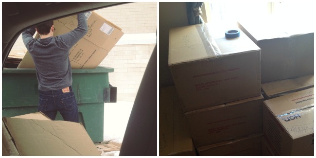 moving day boxes