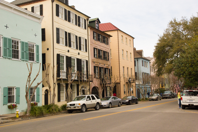 rainbow row charleston