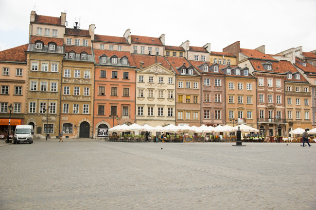 old town market square warsaw