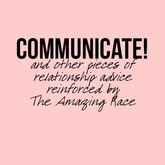 Relationship Advice From The Amazing Race