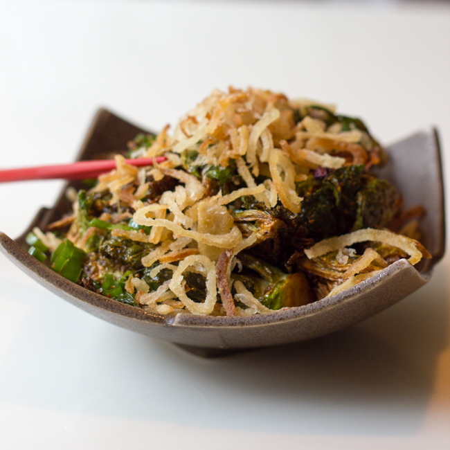 Fried Brussels Sprouts at Slurping Turtle in Chicago