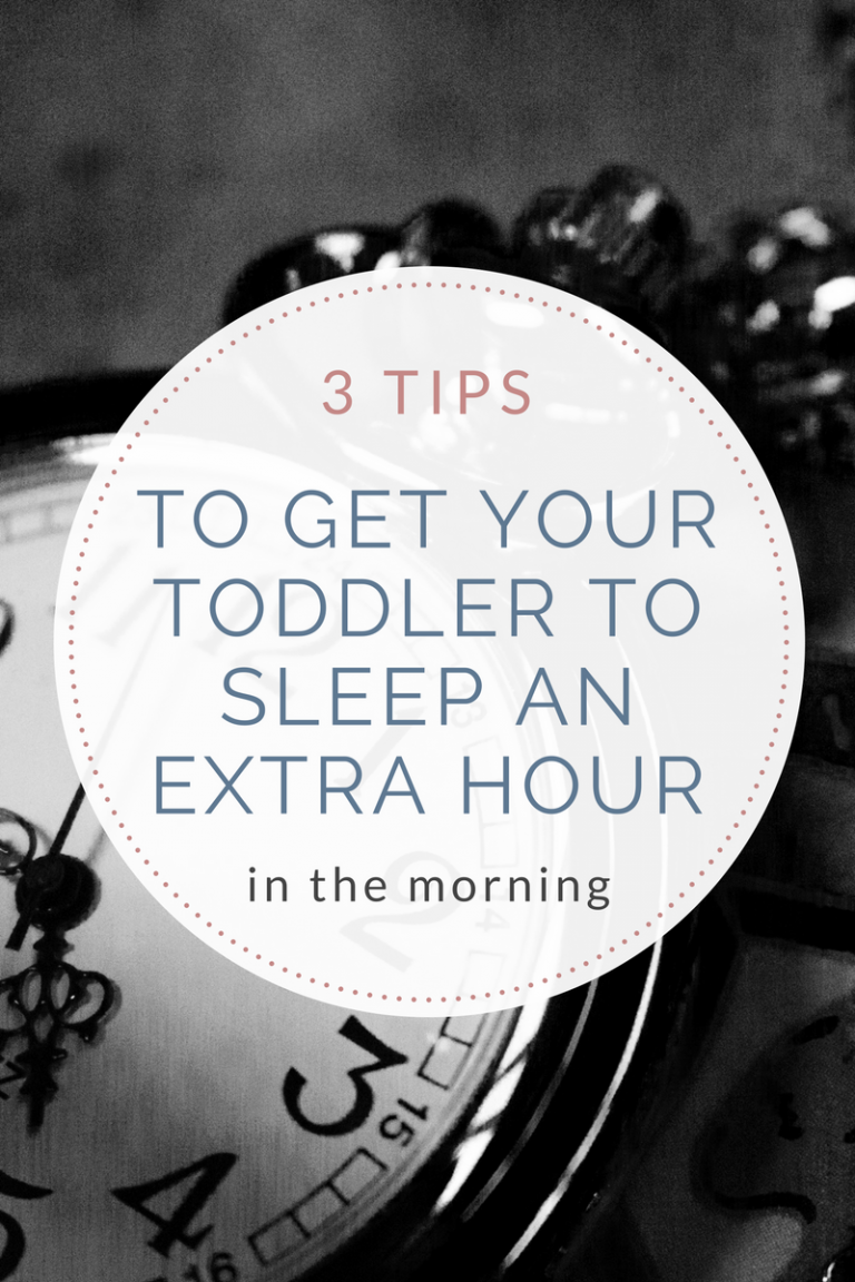 How we got our toddler to sleep an extra hour every morning. Naptime Chai