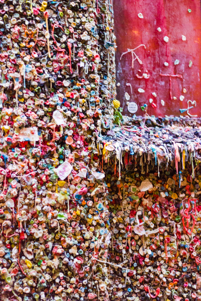 Post Alley Gum Wall in Seattle