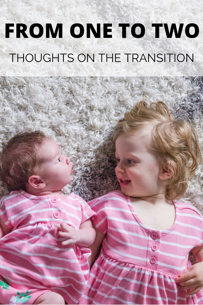 My thoughts on the transition from one kid to two
