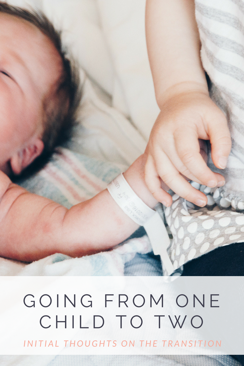 Initial thoughts on transitioning from having one child to two children - a few weeks in!