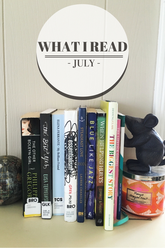 5 Books I Read in July