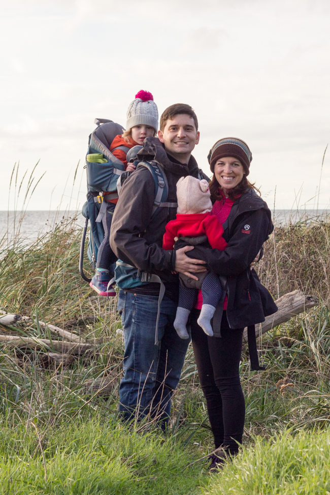 Family at Ebeys Landing