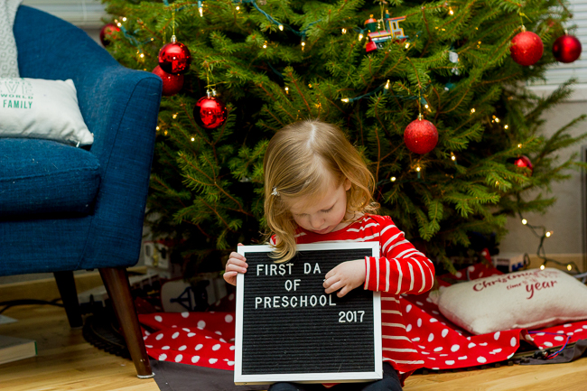 First Day of Preschool!