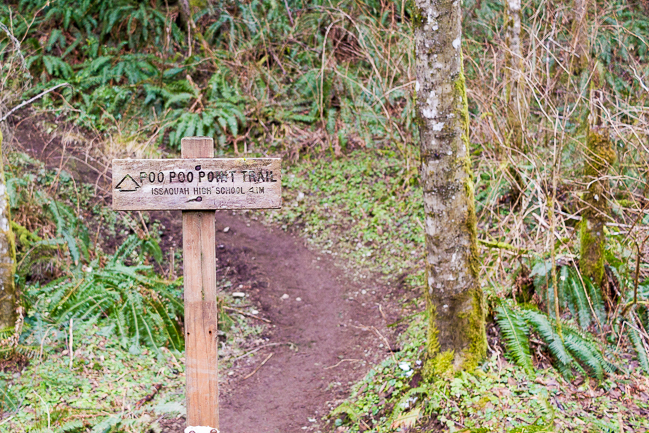 Hiking Poo Poo Point near Seattle