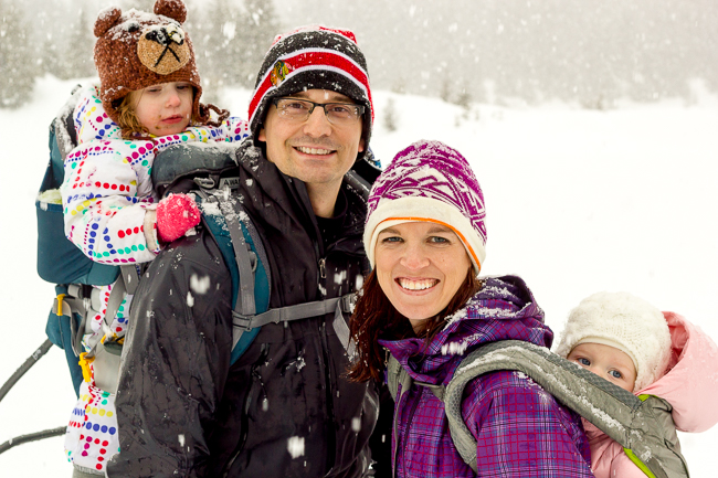 Snowshoeing in March