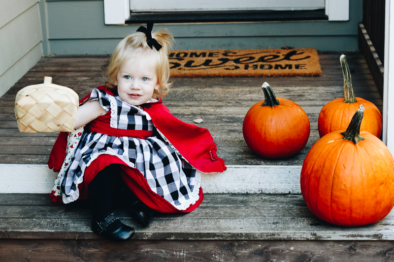 Little Red Riding Hood - toddler Halloween costume