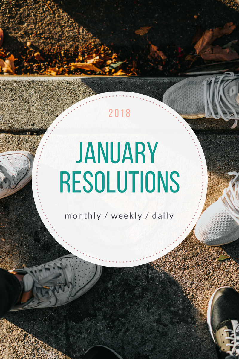 My January resolutions, and my approach to creating them.