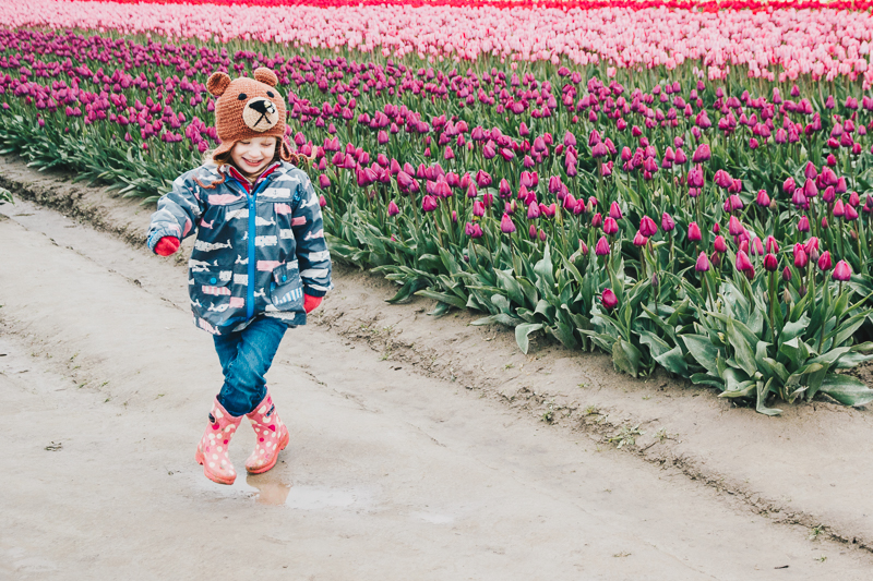 Tips for visiting the tulip fields in Washington (with toddlers)!