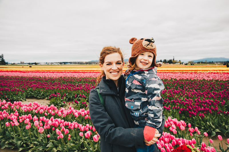 Tips for visiting the tulip fields in Washington (with toddlers)!