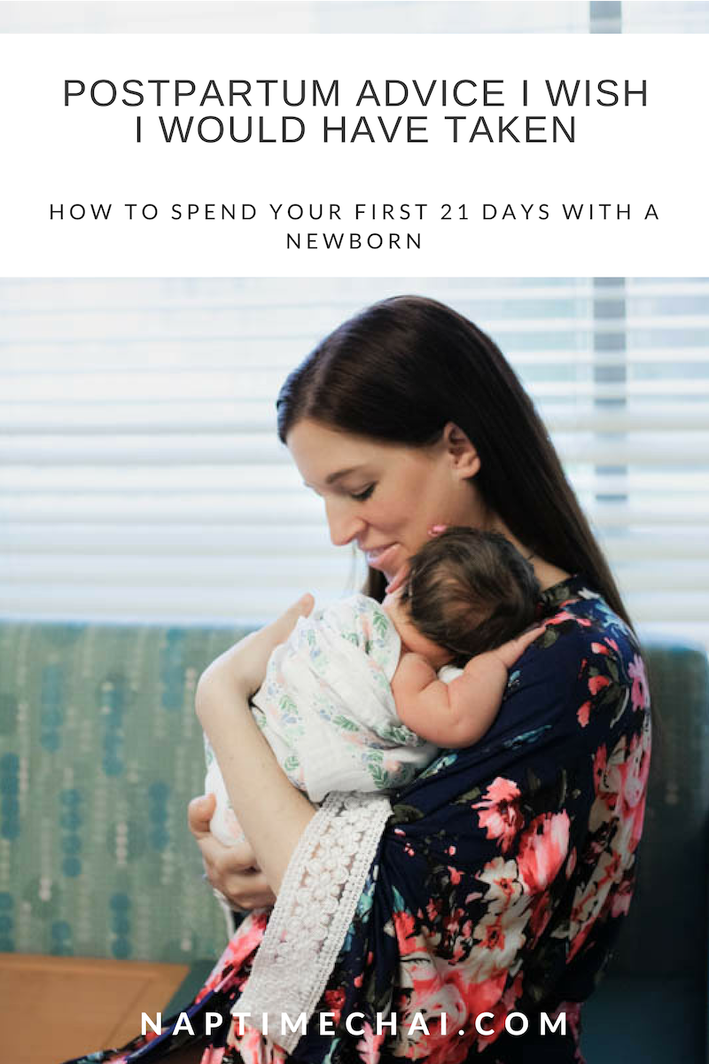 Postpartum advice for the first 21 days
