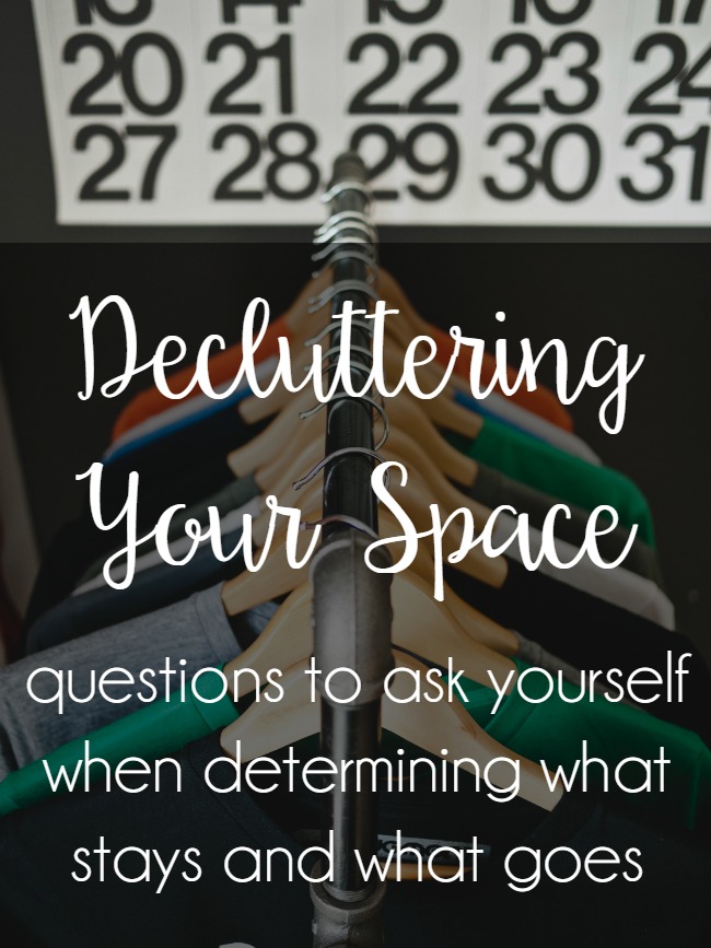 Decluttering Your Space