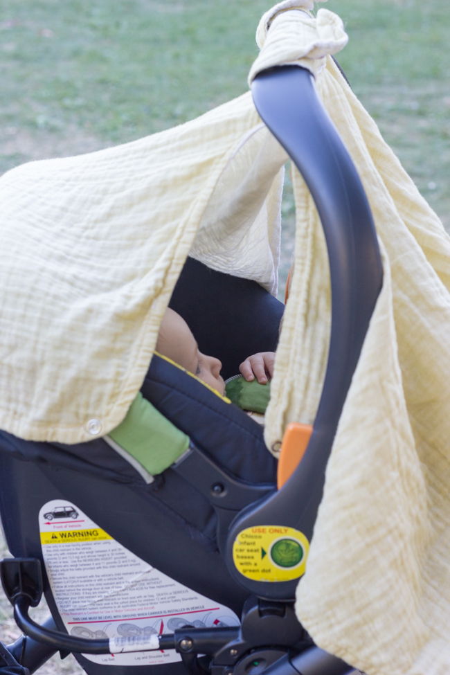 Hemmed In Carseat Canopy