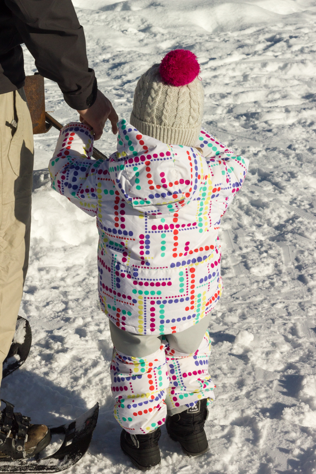 Snowshoeing at Gold Creek Pond