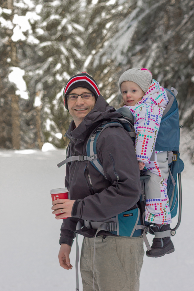 Snowshoeing at Gold Creek Pond